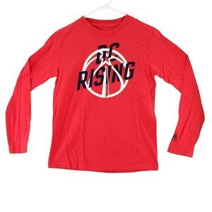 Adidas NBA Washington Wizards DC Rising Boy's Long Sleeve T-shirt Sz M